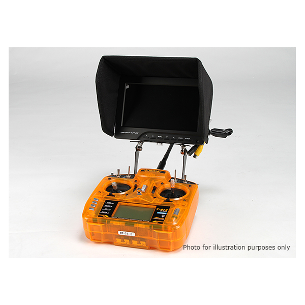 Universal Carbon FPV Monitor To Transmitter Mount System