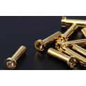 4mm oro conector perfil bajo 